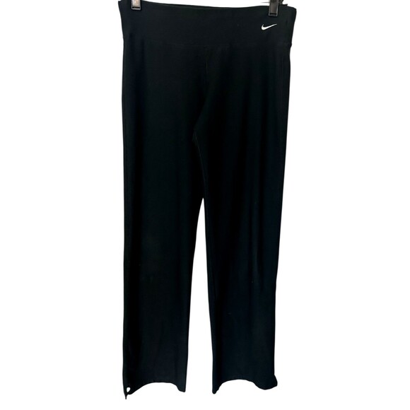 Nike Fit Dry Women’s Tall Small  Black Athletic Bootcut Pants Gym Yoga Running - Picture 1 of 6